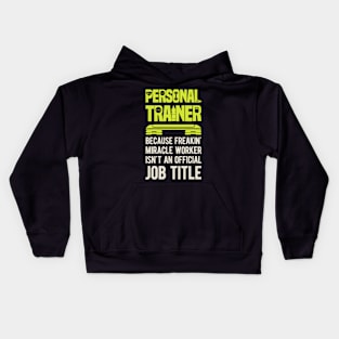 Funny Personal Trainer Kids Hoodie